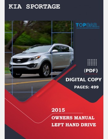 kia sportage 2015 owners manual